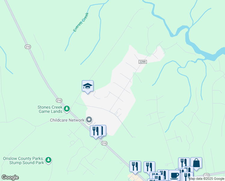 904 Caroline Court, Sneads Ferry NC Walk Score