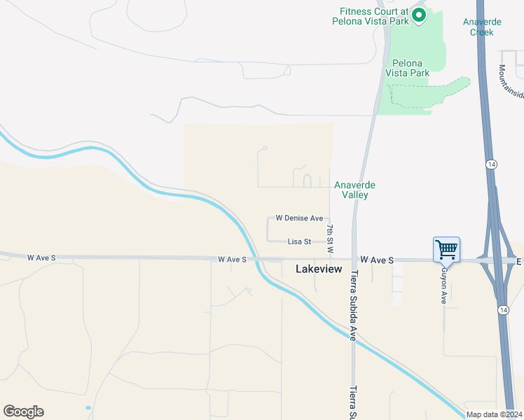 map of restaurants, bars, coffee shops, grocery stores, and more near 37239 Bianca Avenue in Palmdale