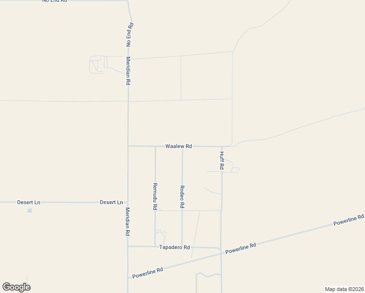 map of restaurants, bars, coffee shops, grocery stores, and more near Waalew Road in Lucerne Valley