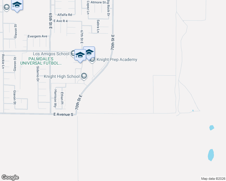 map of restaurants, bars, coffee shops, grocery stores, and more near in Lake Los Angeles