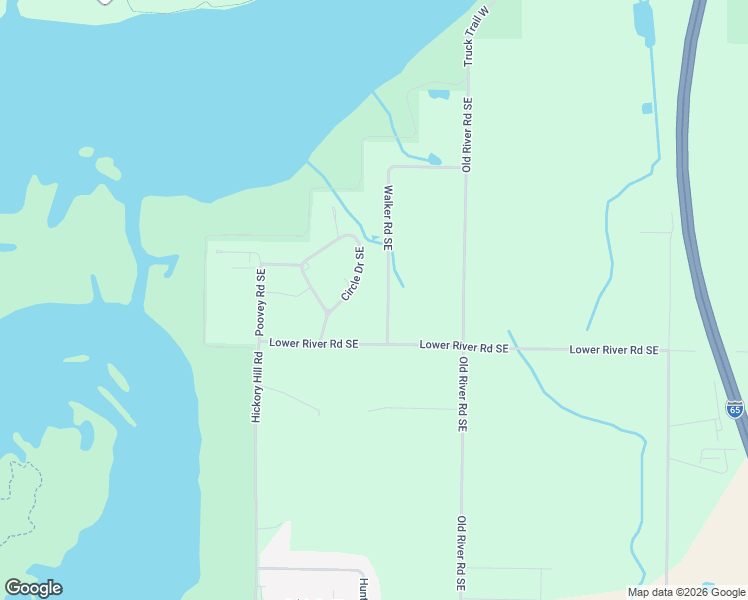 map of restaurants, bars, coffee shops, grocery stores, and more near 2510 Walker Road Southeast in Decatur