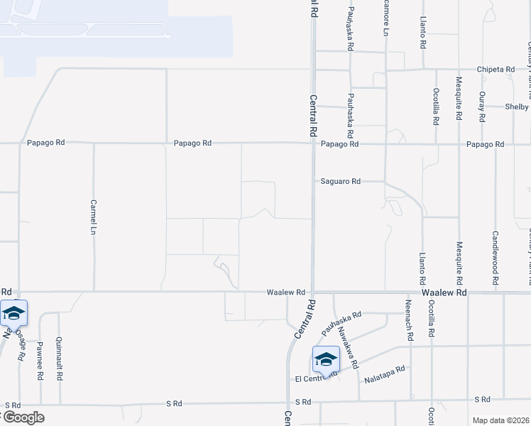 map of restaurants, bars, coffee shops, grocery stores, and more near 22391 Waladi Road in Apple Valley