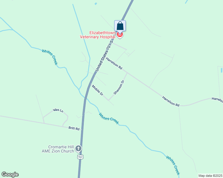 map of restaurants, bars, coffee shops, grocery stores, and more near in Elizabethtown