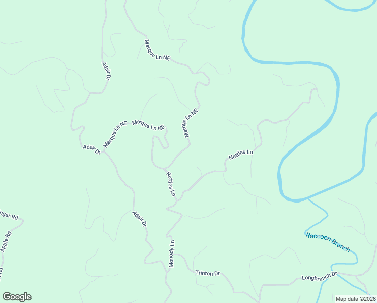 map of restaurants, bars, coffee shops, grocery stores, and more near 770 Marque Lane Northeast in Ranger