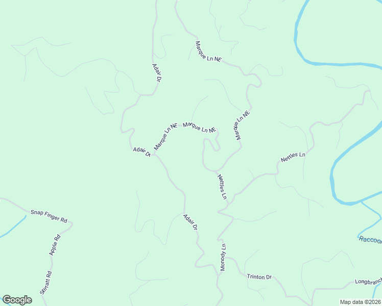 map of restaurants, bars, coffee shops, grocery stores, and more near 511 Marque Lane Northeast in Ranger