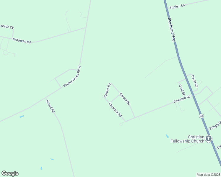 map of restaurants, bars, coffee shops, grocery stores, and more near 1269 Spruce Road in Bennettsville