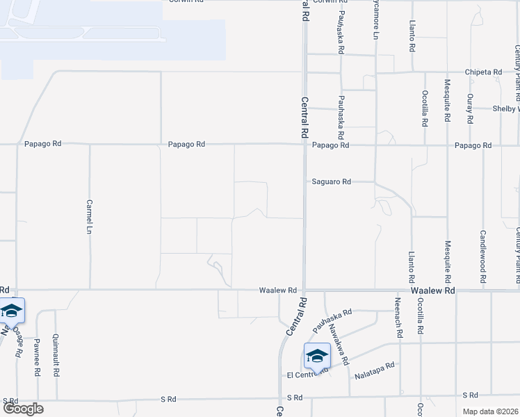 map of restaurants, bars, coffee shops, grocery stores, and more near 22391 Waladi Road in Apple Valley