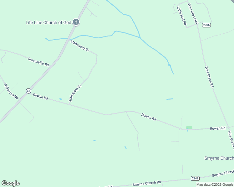 map of restaurants, bars, coffee shops, grocery stores, and more near 1253 Rowan Road in Lumberton