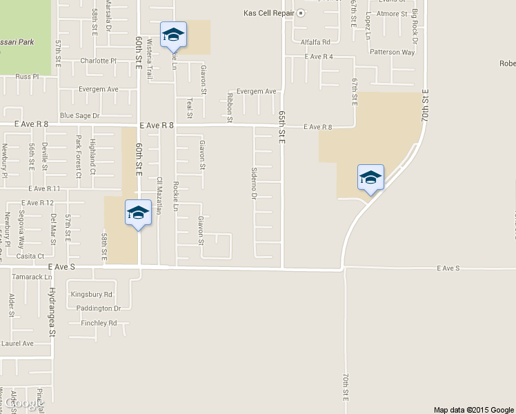 map of restaurants, bars, coffee shops, grocery stores, and more near 6323 Scalea Court in Palmdale