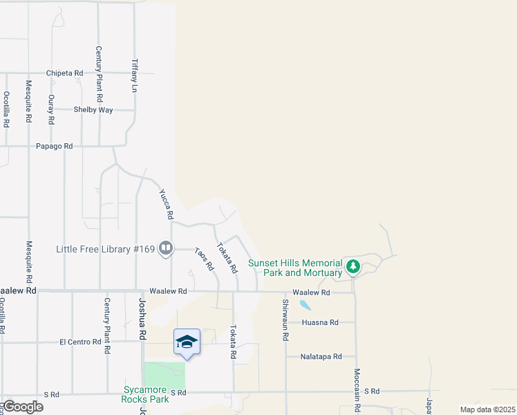 map of restaurants, bars, coffee shops, grocery stores, and more near 23545 Valley Crest Terrace in Apple Valley