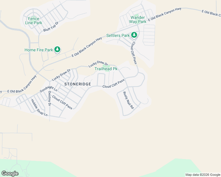 map of restaurants, bars, coffee shops, grocery stores, and more near 1284 North Low Valley Lane in Prescott Valley
