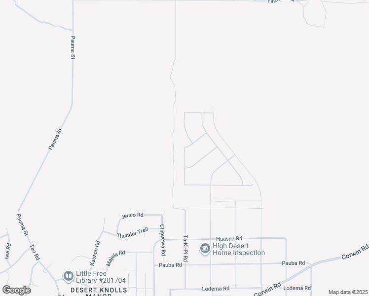 map of restaurants, bars, coffee shops, grocery stores, and more near 17196 Ta-Ki-Pi Road in Apple Valley