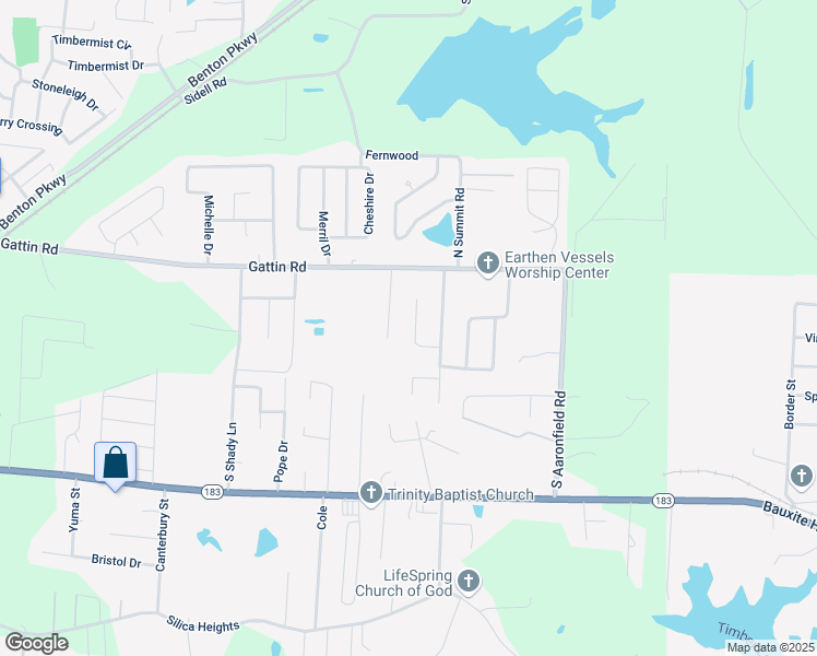 map of restaurants, bars, coffee shops, grocery stores, and more near 3710 Chambray Place in Benton
