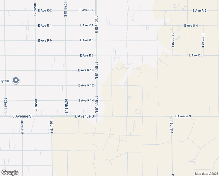 map of restaurants, bars, coffee shops, grocery stores, and more near 11046 East Avenue R 12 in Littlerock