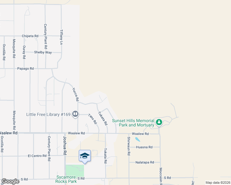 map of restaurants, bars, coffee shops, grocery stores, and more near 23545 Valley Crest Terrace in Apple Valley