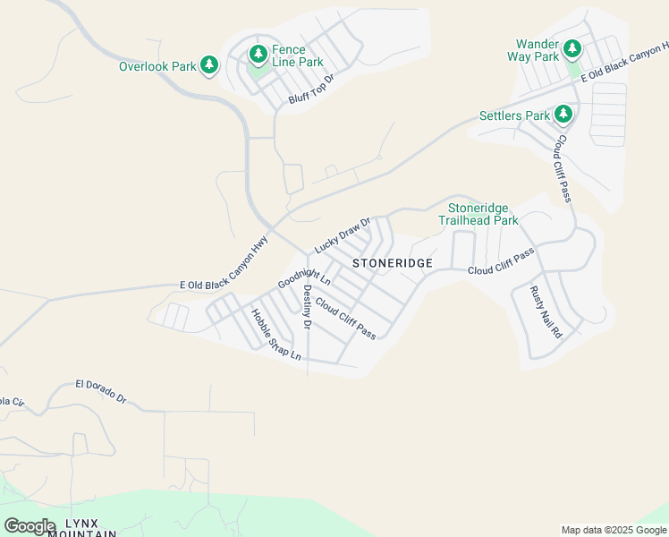 map of restaurants, bars, coffee shops, grocery stores, and more near 1275 Canvas Pass in Prescott Valley