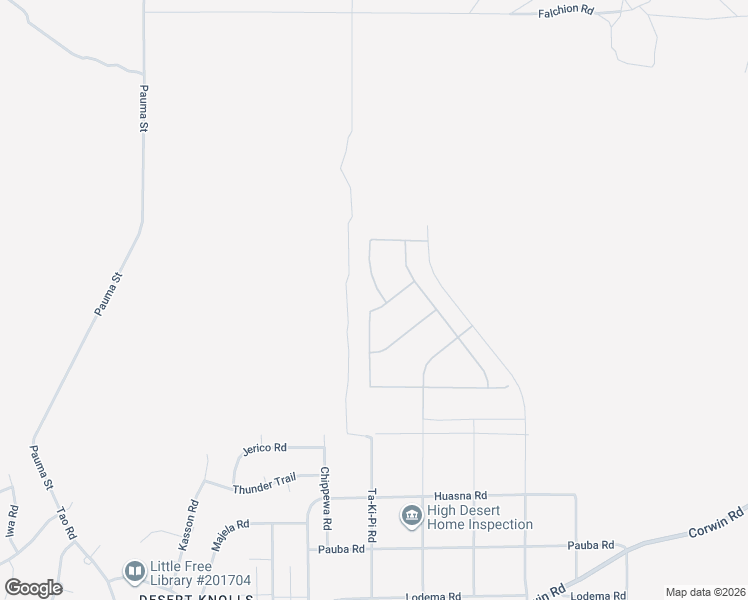 map of restaurants, bars, coffee shops, grocery stores, and more near Coati Road in Apple Valley