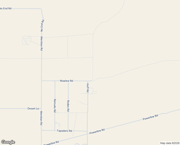 map of restaurants, bars, coffee shops, grocery stores, and more near 16962 Huff Road in Lucerne Valley