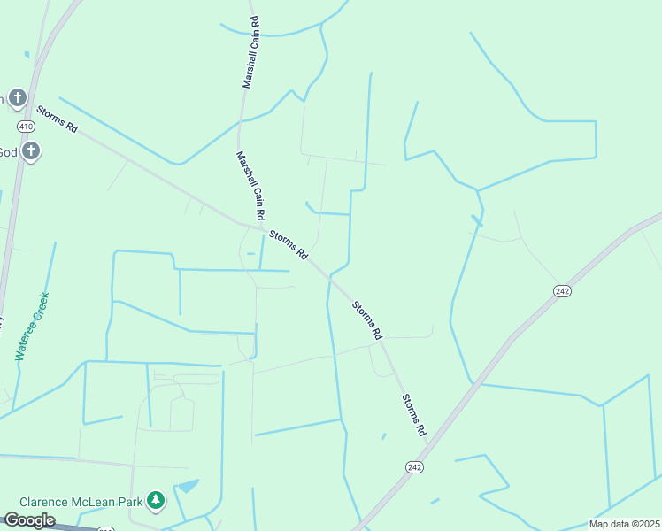 map of restaurants, bars, coffee shops, grocery stores, and more near 548 Storms Road in Bladenboro