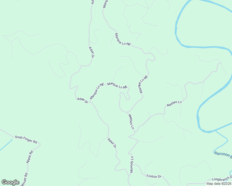 map of restaurants, bars, coffee shops, grocery stores, and more near 511 Marque Lane Northeast in Ranger
