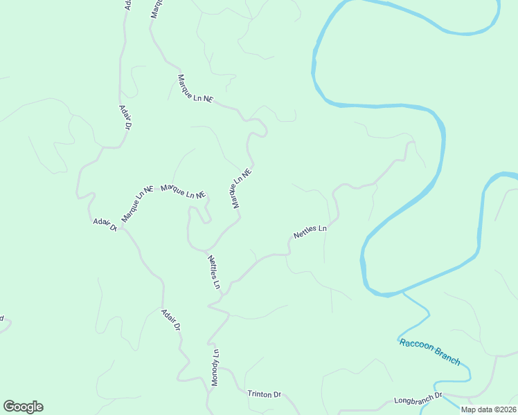 map of restaurants, bars, coffee shops, grocery stores, and more near 770 Marque Lane Northeast in Ranger