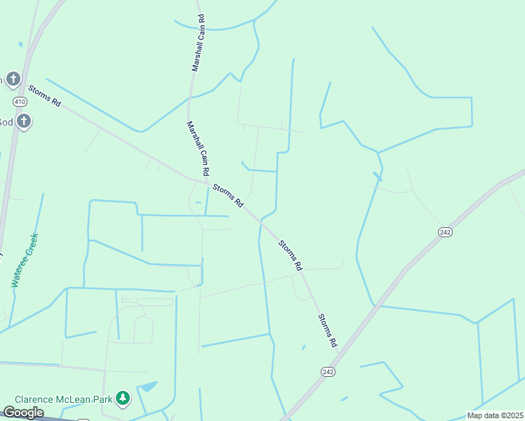 map of restaurants, bars, coffee shops, grocery stores, and more near 548 Storms Road in Bladenboro