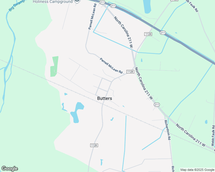 map of restaurants, bars, coffee shops, grocery stores, and more near 1836 Berry Lewis Road in Butters