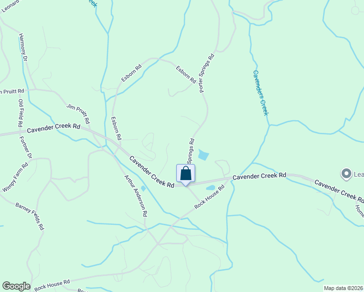 map of restaurants, bars, coffee shops, grocery stores, and more near 165 Porter Springs Road in Dahlonega