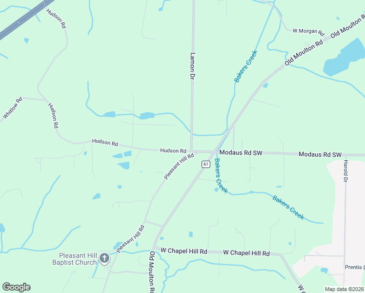 map of restaurants, bars, coffee shops, grocery stores, and more near 14 Lamon Drive in Decatur