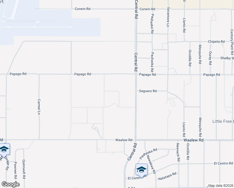 map of restaurants, bars, coffee shops, grocery stores, and more near 22391 Waladi Road in Apple Valley