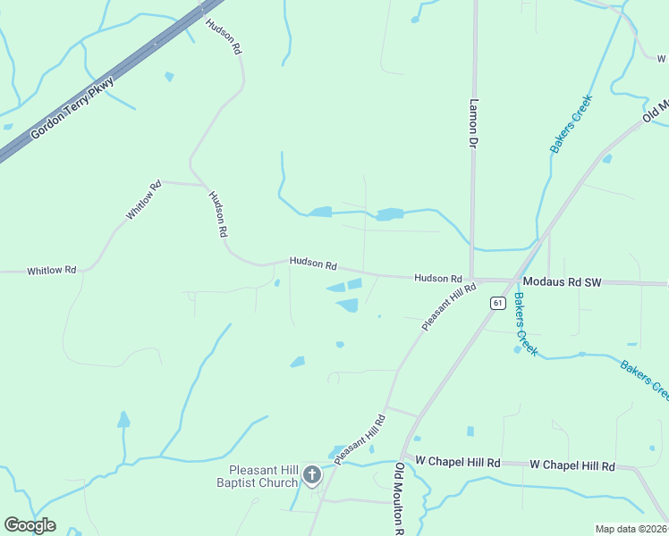 map of restaurants, bars, coffee shops, grocery stores, and more near 258 Hudson Road in Decatur