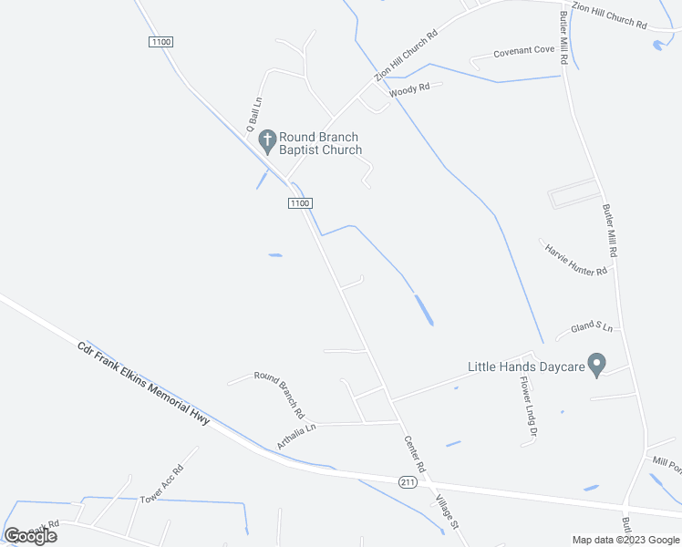 map of restaurants, bars, coffee shops, grocery stores, and more near 10663 Center Road in Bladenboro