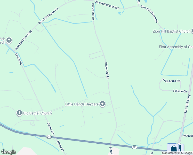 map of restaurants, bars, coffee shops, grocery stores, and more near Harvie Hunter Road in Bladen County