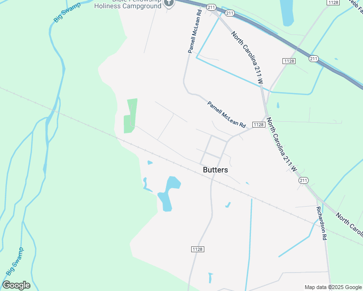 map of restaurants, bars, coffee shops, grocery stores, and more near 232 Butters Cemetery Road in Butters