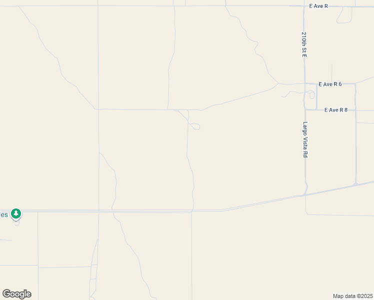 map of restaurants, bars, coffee shops, grocery stores, and more near 204th Street in Llano