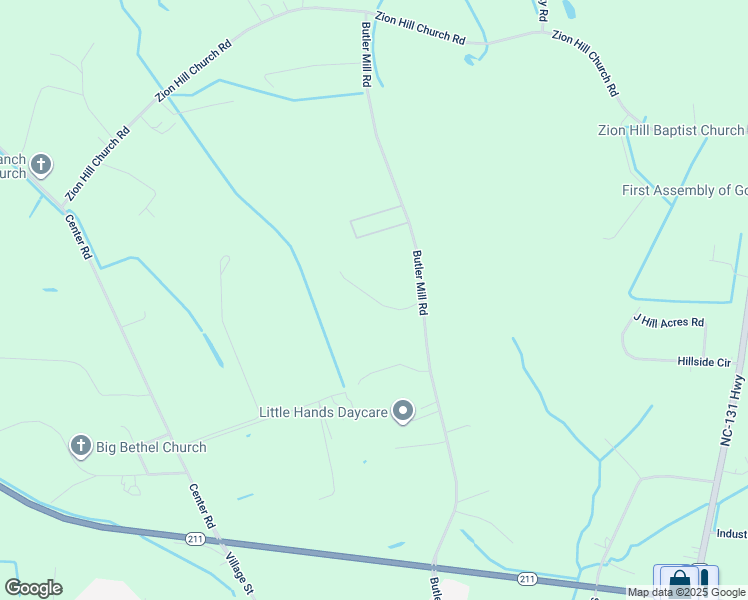 map of restaurants, bars, coffee shops, grocery stores, and more near Harvie Hunter Road in Bladen County