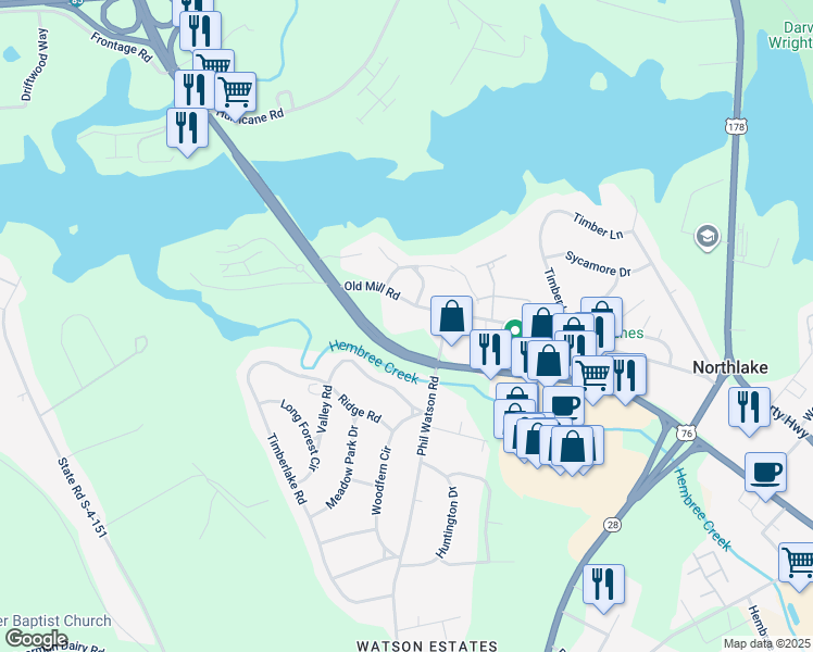 map of restaurants, bars, coffee shops, grocery stores, and more near 4 Clemson Boulevard in Anderson