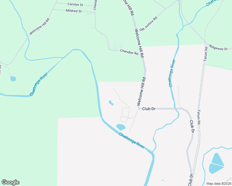 map of restaurants, bars, coffee shops, grocery stores, and more near 1033 Club Drive in Trion