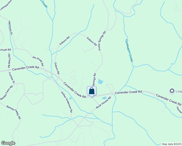 map of restaurants, bars, coffee shops, grocery stores, and more near 165 Porter Springs Road in Dahlonega
