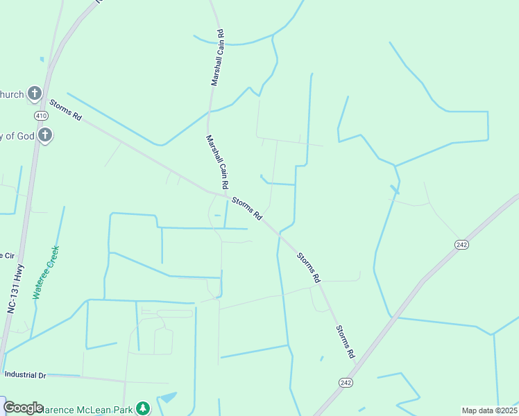 map of restaurants, bars, coffee shops, grocery stores, and more near 662 Storms Road in Bladenboro