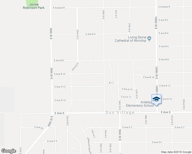 map of restaurants, bars, coffee shops, grocery stores, and more near 9340 East Avenue R 10 in Littlerock