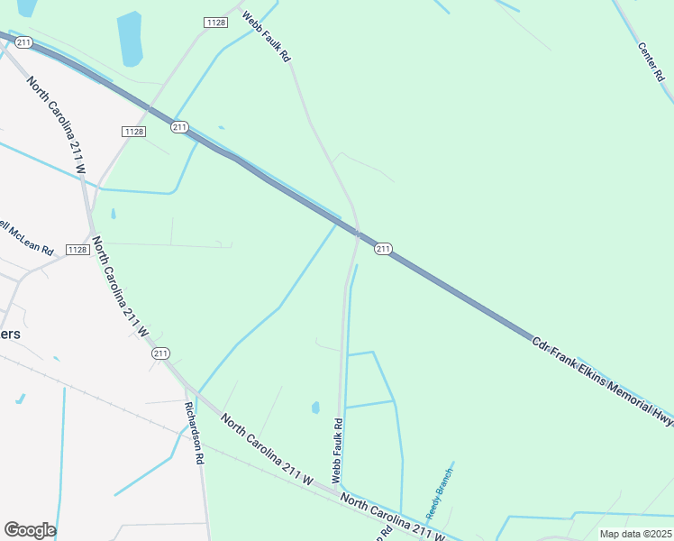 map of restaurants, bars, coffee shops, grocery stores, and more near 575 Webb Faulk Road in Bladenboro
