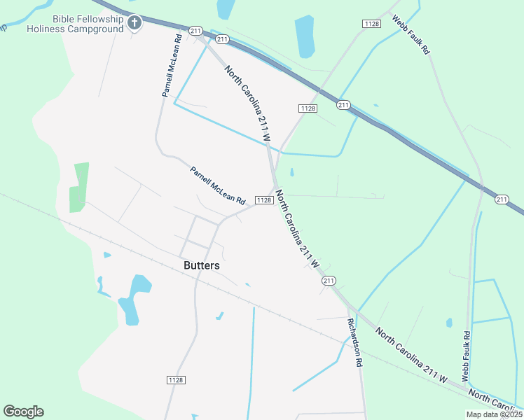 map of restaurants, bars, coffee shops, grocery stores, and more near 1631 Berry Lewis Road in Butters