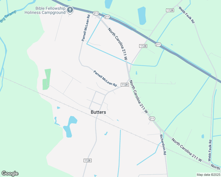 map of restaurants, bars, coffee shops, grocery stores, and more near 1730 Berry Lewis Road in Butters