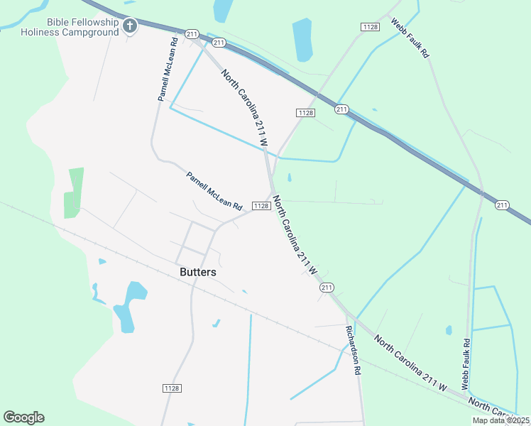 map of restaurants, bars, coffee shops, grocery stores, and more near 1631 Berry Lewis Road in Butters