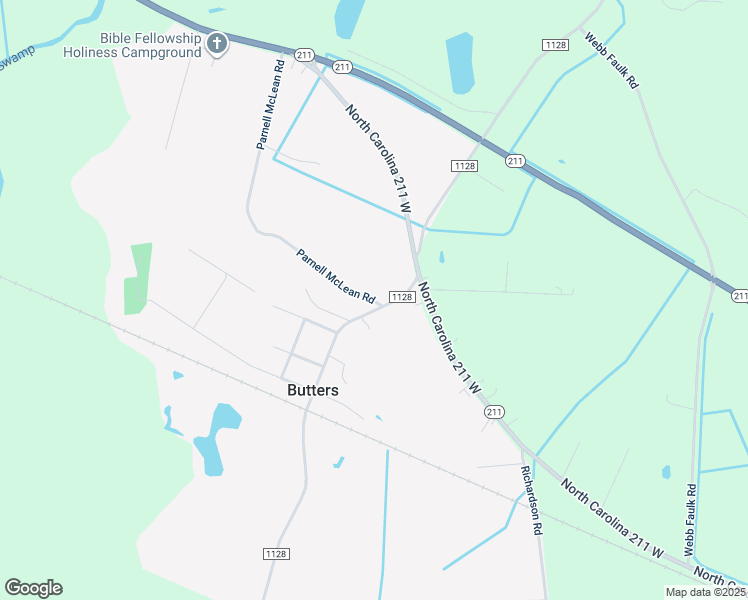 map of restaurants, bars, coffee shops, grocery stores, and more near 1700 Berry Lewis Road in Butters