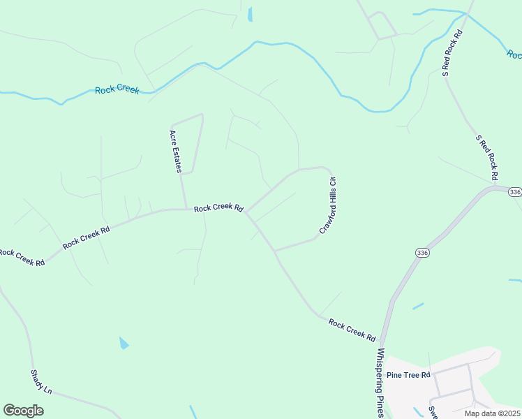 map of restaurants, bars, coffee shops, grocery stores, and more near 19 Crawford Manor Drive in Toccoa