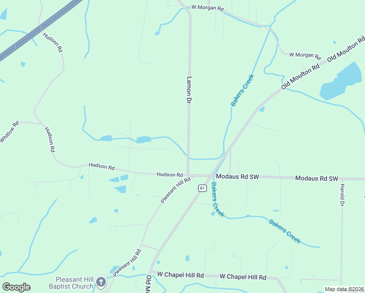 map of restaurants, bars, coffee shops, grocery stores, and more near 50 Lamon Drive in Decatur