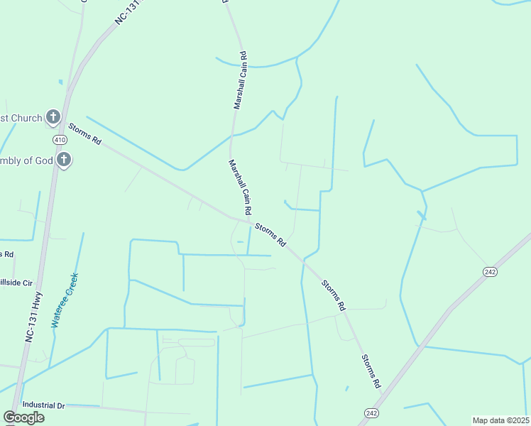 map of restaurants, bars, coffee shops, grocery stores, and more near 730 Storms Road in Bladenboro