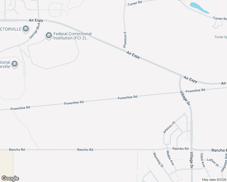 map of restaurants, bars, coffee shops, grocery stores, and more near Burwood Road in Victorville